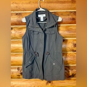 Sebby Charcoal Sleeveless Vest